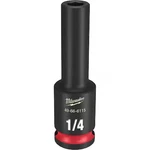 Milwaukee Tool 49-66-6115 1/4 In. Shockwave Impact Duty 3/8 Drive Deep Well. Fixed Price $7.49.