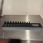 Snap On 22 Pc Metric 5-15mm Shallow Deep 12 Point Socket Set In Foam New. Fixed Price $664.95.