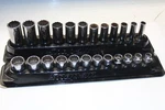 Snap-on Tools 24pcs 3/8" Drive 12-point Metric Deep / Shallow Socket Set Usa. Fixed Price $450.00.