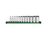 Sk Tools Socket Set - Chrome, Deep, Sae, 6 Point, 3/8" Drive, 12 Piece (sk01346). Fixed Price $44.46.