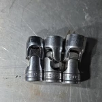 Snap-on 3/8in Drive Shallow Swivel Sockets 6pt. 3/8 Fs12a, 1/2 Fs16a, 9/16 Fs18a. Fixed Price $40.00.