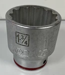 Kobalt 337861 1- 3/4" Socket 3/4 Drive 12 Point. Fixed Price $9.00.