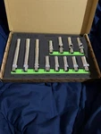 Vim 12pc Master Magnetic Spark Plug Socket Set W/ 6" Long & Swivels #mspm100. Fixed Price $200.00.