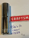 Craftsman 9/16" X 1/2" Dr Deep Socket Cmmt 47522 - 12 Point Free Usa Shipping. Fixed Price $9.96.