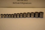 Snap-on 214fsy 13pc 3/8" Drive 6-point Sae Flank Shallow Socket Set. Fixed Price $177.65.