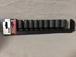 Teq Correct 9-piece 1/2" Drive 6-point Sae Impact Socket Set - Tq357. Fixed Price $18.99.