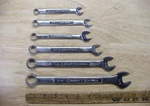 5 Vntg Craftsman "v" Series Combination Wrenches,3/4"-5/16",& Bonus,l K & Read!. Fixed Price $23.99.