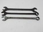 Vintage Set Of 3 Cornwell Combination & Open Ended Wrenches. Set. Usa. Sae. Fixed Price $39.95.