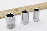 Snap On Tm408-tm412 1/4"-3/8" 1/4" Drive Double Square Sae Chrome Socket Usa. Fixed Price $30.99.