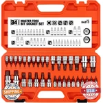 Horusdy 34-piece Master Torx Bit Socket Set, S2 Alloy Steel, Solid & Tamper Proo. Fixed Price $52.40.