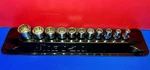 Snap On 11 Piece 1/4" Drive 12-point Sae Shallow Socket Set W/tray 3/16" - 5/8". Fixed Price $180.00.