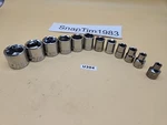Craftsman Shallow Socket, Sae, 3/8-inch Drive, 15/16-1/4 6-point 12pc. Fixed Price $29.99.