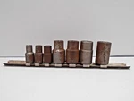 Napa 6 Point 3/8" Drive E Series 7 Piece Set Chrome Mechanics Tools U.s.a. Made. Fixed Price $14.95.
