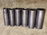 Snap-on Sim320 - Sim160 6 Piece 1/2 Drive Point Deep Impact Socket Set. Fixed Price $55.00.