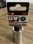 Performance Tool W32026 1/2 Inch Drive 13/16 6pt Socket. Fixed Price $3.29.
