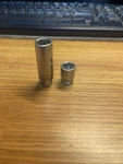 Lot Of 2 Cornwell Usa Sockets, Shallow & Deep, 12 Mm, Tm-0212 Tm-0212l, 1/4 Dr. Fixed Price $13.99.