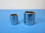 Mac Tools 2pc Shallow 12-point Sockets M162 1/4"dr = 1/2", X242 3/8"dr 3/4". Fixed Price $18.99.