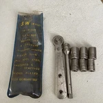 Vintage Sw Flexible Socket Set Sw058j. Fixed Price $16.00.