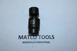 Matco Bup15m6b 3/8" Drive 15mm Impact Pinless Swivel Socket Shallow 6pt New. Fixed Price $44.99.