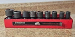 Mac Tools Svup96tr 1/2" Drive 9pc Sae Shallow 6pt Impact Socket Set 7/16-15/16. Fixed Price $199.99.