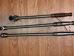 Used Snap On 3 Pieces 1/2" Drive Ratchet Breaker Bars B503. Fixed Price $149.99.