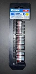 Quinn 10pc. Chrome Socket Set Sae 6 Point #64203 1/4 Drive. Fixed Price $18.99.