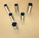 New Dewalt Deep 3/8" 6pc Toughseries Powerjaw 6pt Socket Set, Sae/metric 6-point. Fixed Price $21.49.