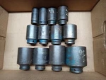 Armstrong & Wright 15/16 To 2-5/16 Deep Impact Socket Set Of 12 Pcs 3/4 Dr. Usa. Fixed Price $342.65.