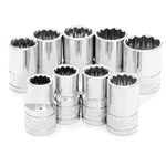 Wilmar Wlmw32800 Performance Tool W32800 9-piece 1/2-inch Dr 12pt Met Socket Set. Fixed Price $35.06.