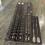 Snap-on 106 Pc 3/8 & 1/4 Sae Metric With Extensions And Ratchets. Fixed Price $3495.00.