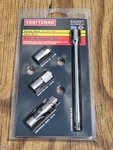 Nos Sears Craftsman 3/8in. Drive 4-pc. Adapter U-joint Accessory Set 42337 Usa. Fixed Price $44.99.