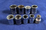 Craftsman Sae 12 Pt 3/8" Drive Socket Set 13/16 -5/16 "44338 G1 Vv Ee G G2. Fixed Price $29.95.