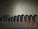 Snap On 12pc Sae 1/4 3/8 1/2 Drive Shallow Spline Socket Set 7/32" 15/16 12pt Dr. Fixed Price $437.09.