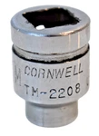 Cornwell Tools Tm2208 8mm Metric Shallow Socket 3/8" Drive 6 Point Chrome Usa. Fixed Price $9.99.