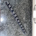 Snap On Tools 3/8" Quick Release Locking Socket Rail Holder Spring Rare Black. Fixed Price $54.52.