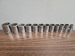 Snap-on 12 Piece Tw Series 1/2" Drive 6 Point Shallow Socket Set Tw-141 - Tw-361. Fixed Price $174.99.