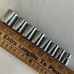 Lot 8 Husky 3/8" Drive 6 Pt Socket Set 13/16" To. Fixed Price $18.74.