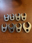 Snap On Frhm 3/8" Flare Nut Crowfoot Wrench Metric 8 Pc 12-18 & 20mm. Fixed Price $160.00.