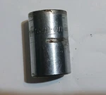 Snap On 1/4" Drive 3/8" 12pt Sae Shallow Chrome Socket Mv12. Fixed Price $10.00.