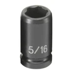 Grey Pneumatic 910rg 1/4" Drive Magnetic Impact Socket 5/16". Fixed Price $16.51.