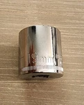 Craftsman Usa 19mm Socket 12 Point 3/8" Drive G 44308 (bottom Knurl, 1" Tall). Fixed Price $10.00.