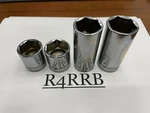 Snap-on Tools Usa New 3/8" Drive 15/16" & 1" Sae Add On 4 Piece Socket Lot Set. Fixed Price $229.95.