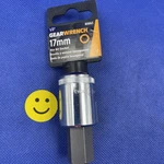 Gearwrench 80663 1/2" Drive 17 Mm Metric Hex Bit Socket. Fixed Price $12.99.