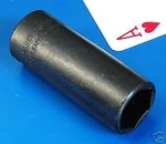 Snap-on Usa 1/4" Drive Sae 9/16" Deep 6-point Impact Socket Wrench Simtm18 New. Fixed Price $25.75.
