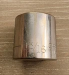 Craftsman 13/16" Socket 6 Point 3/8" Drive G 43008 (1" Tall). Fixed Price $9.50.