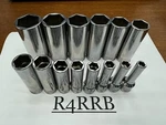 Snap-on Tools Usa New 14pc 3/8" Drive Sae Deep 6pt Fdx Xtra Socket Set 214ysfsy. Fixed Price $399.95.