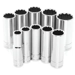 Jegs Deep Well Socket Set, 3/8 In. Drive Sae 10-piece, 12-point. Fixed Price $36.99.
