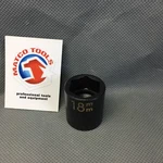 Matco 3/8" Drive 18mm Metric 6 Point Impact Socket Black 1pc. Fixed Price $19.99.