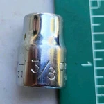 Craftsman V-series V-43001 3/8 In Socket Drive Usa Forged Chrome Vtg. Fixed Price $9.25.