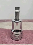 Snap-on F42 1/4" Flat Tip Short Bit Socket Driver 3/8" Drive Old Logo Usa Snap. Fixed Price $19.50.